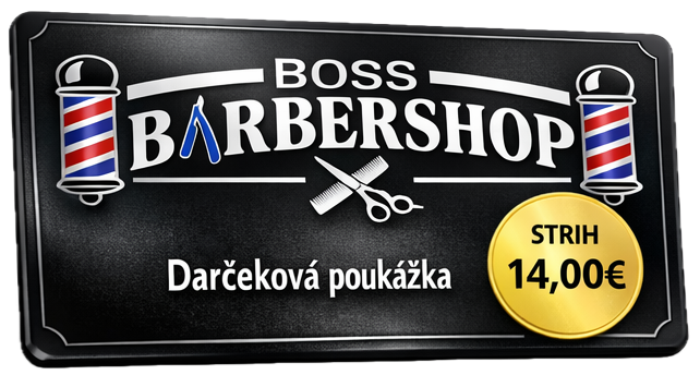 Darčeková poukážka Boss Barber Shop 1