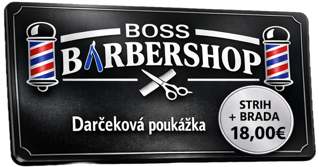 Darčeková poukážka Boss Barber Shop 2